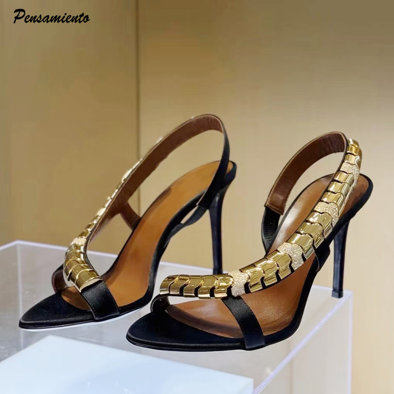 Rhinestone Sandal Women - Luxuriöse Glitzer-Sandalen mit Strassbesatz für Damen,
