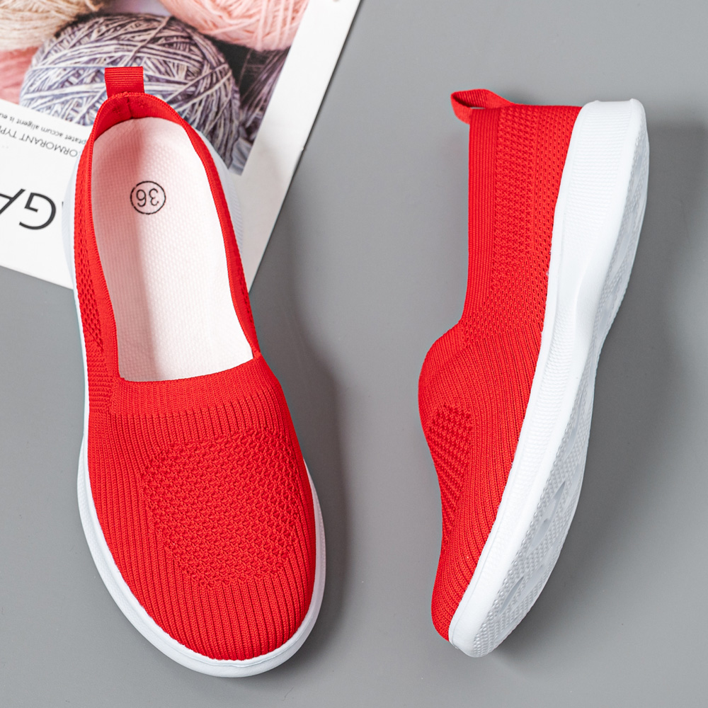 Women Shoes Skechers - Sommer Damenschuhe gestrickte Socke Damen Turnschuhe
