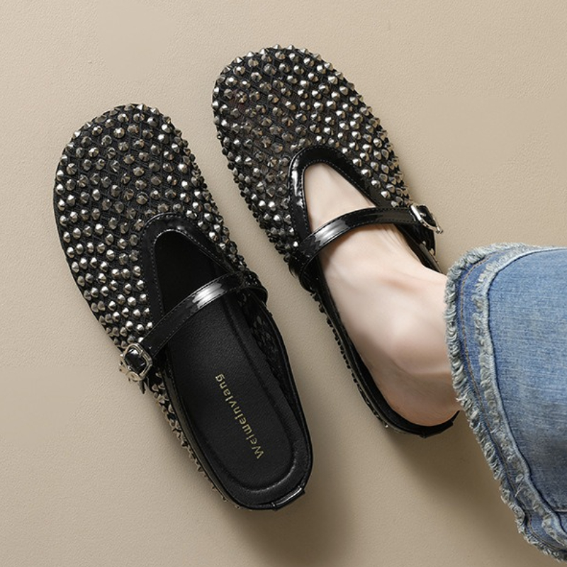 Rhinestone Sandal Women - Mesh Strass Marke Hausschuhe Frauen Sommer