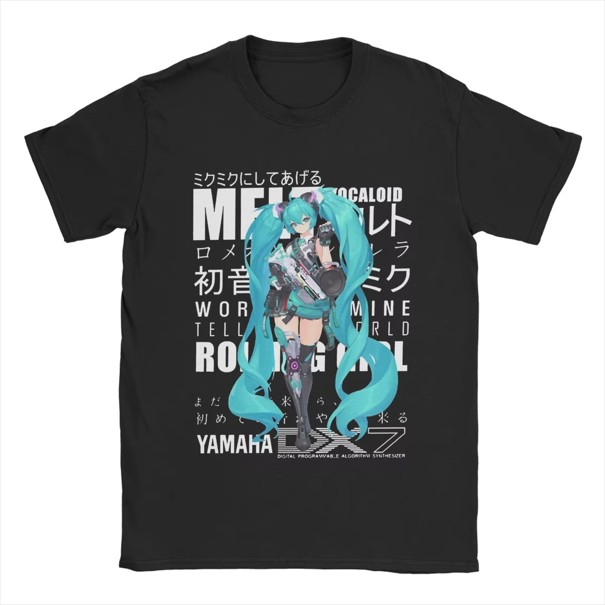 Women'S Shoes For Crews - Hatsune Miku Cartoon-T-Shirt für Männer und