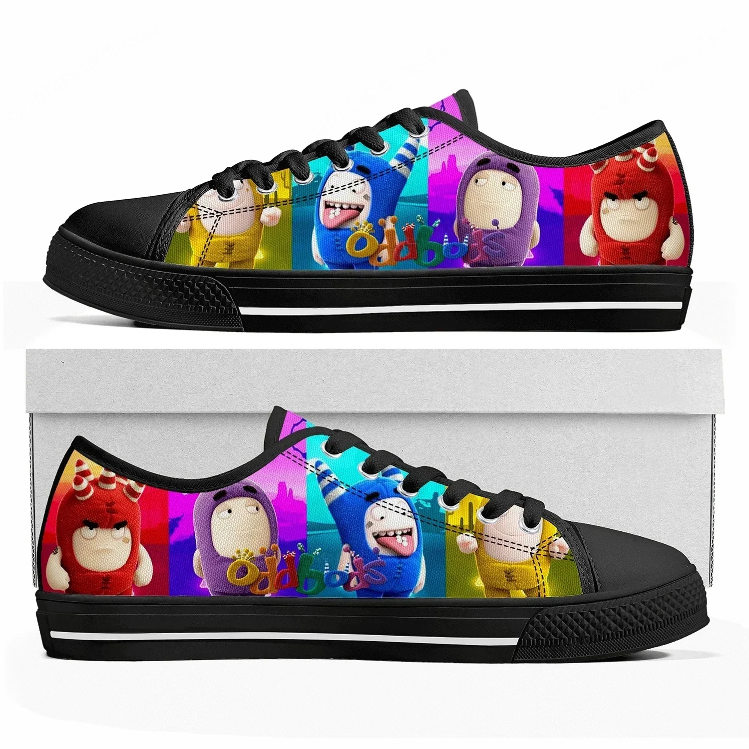Women Shoes Singapore - Oddbods Low-Top-Sneaker für Damen und Herren,