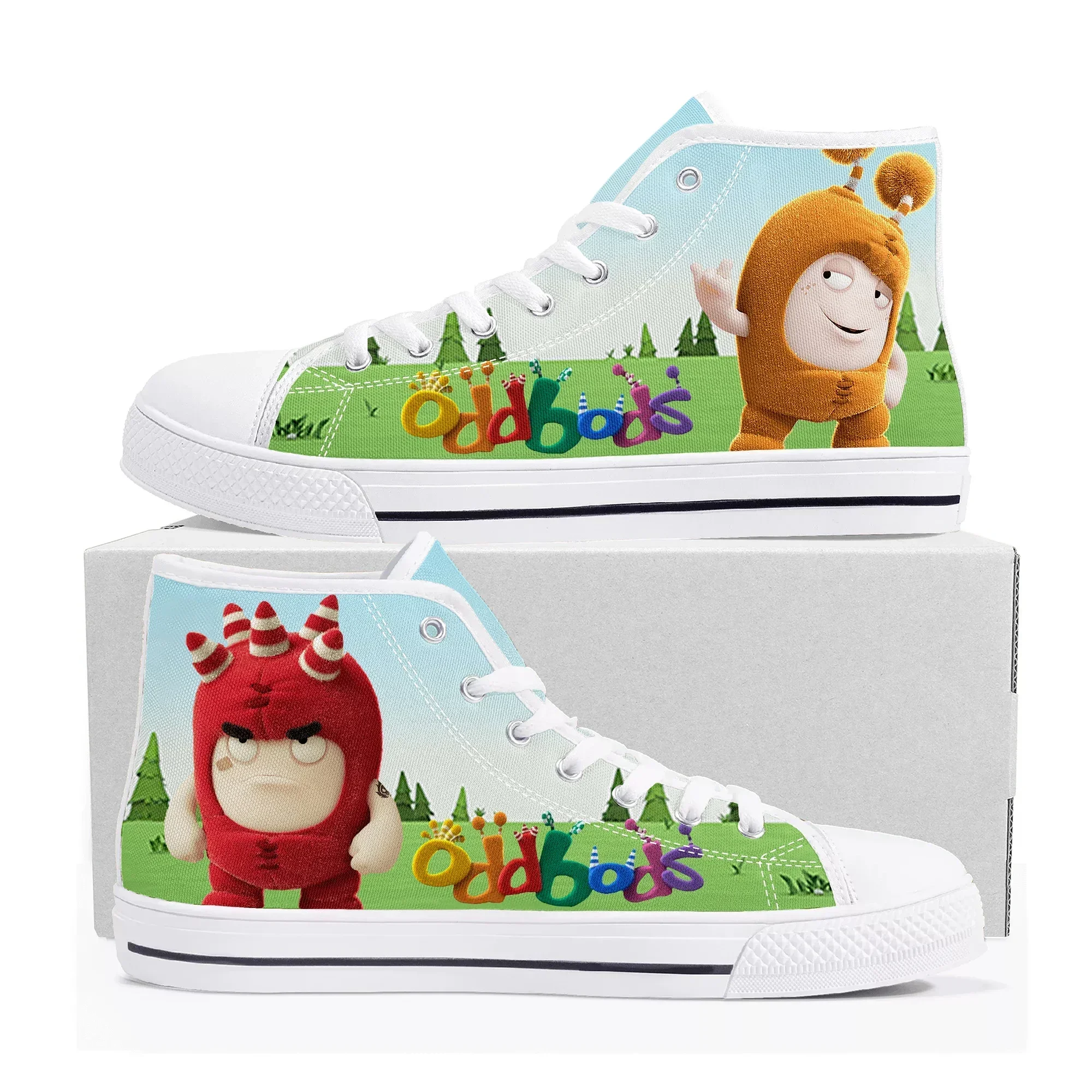 Women Shoes Singapore - Oddbods High-Top-Sneaker für Herren und Damen,