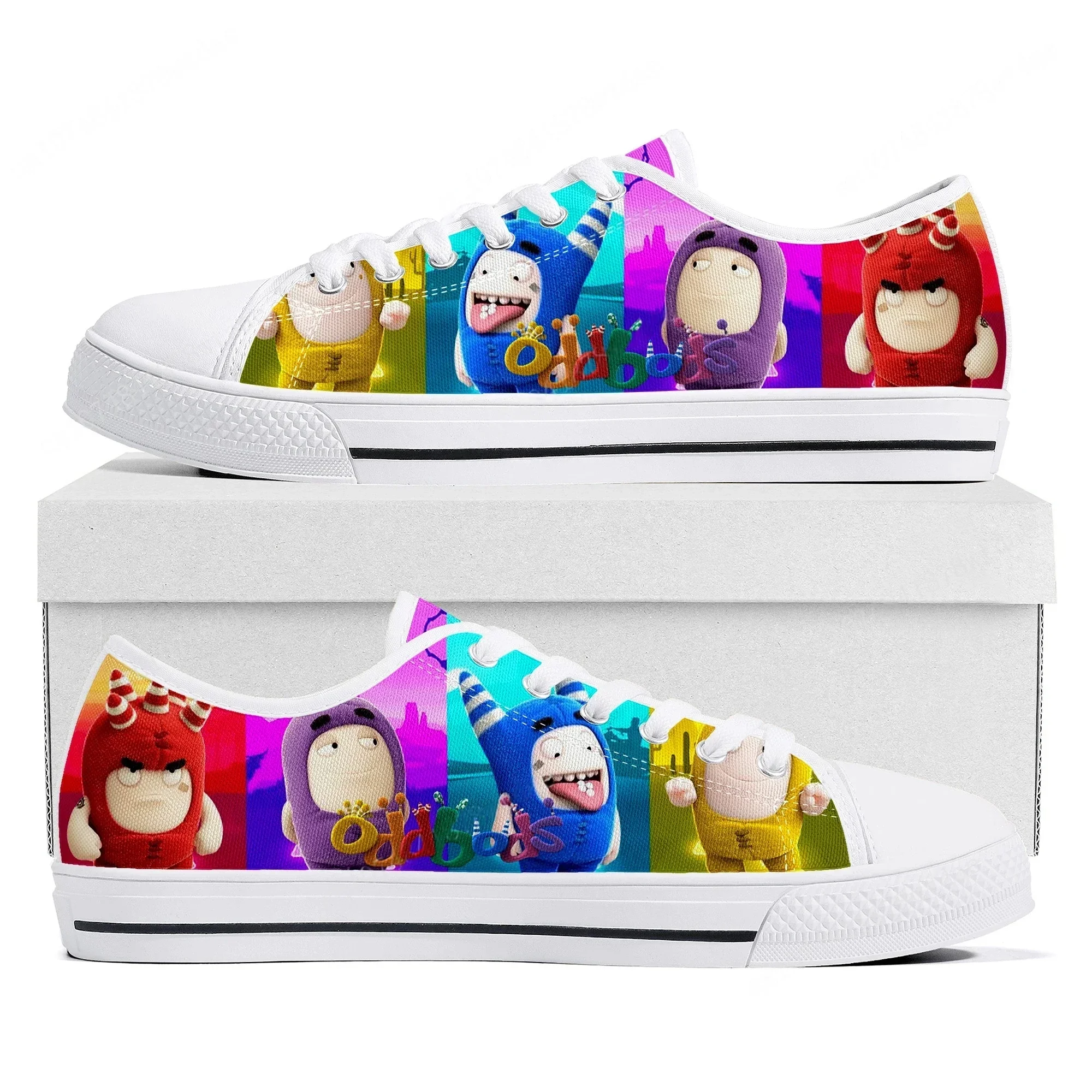 Women Shoes Singapore - Oddbods Low-Top-Sneaker für Damen und Herren,