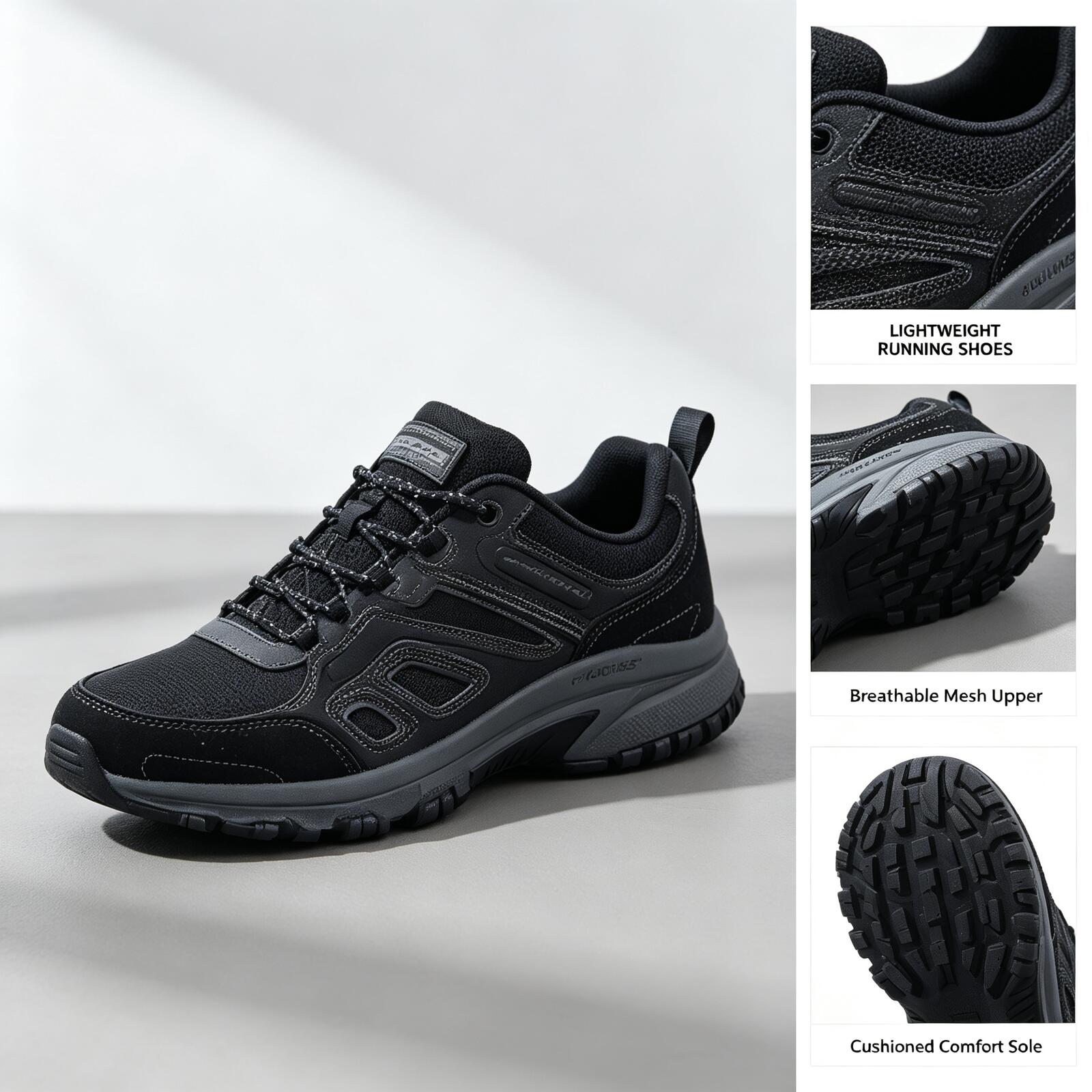 Women Shoes Skechers - SKECHERS Damen-Laufschuhe, atmungsaktives Mesh-Obermaterial, gepolsterte Sohle,