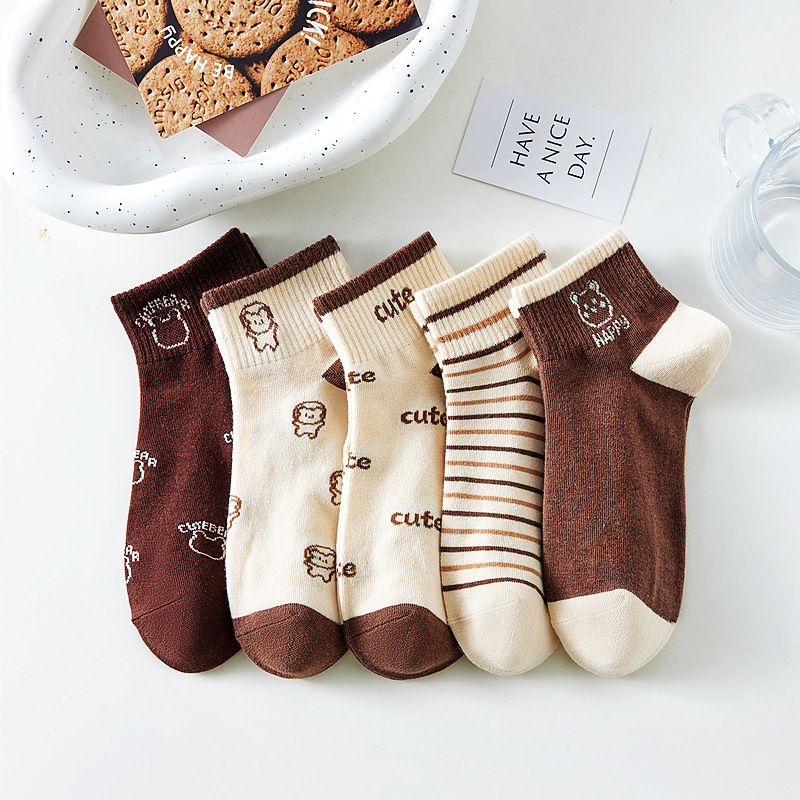 Women'S Shoes For Crews - 5 Paar Knöchelsocken im amerikanischen Stil