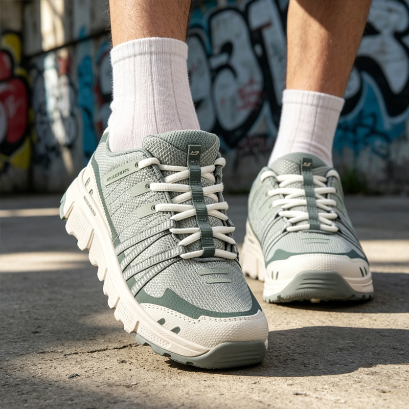 Women Shoes Skechers - Skechers Outdoor-Wanderschuhe für Damen 180149-GRN/180149-NAT/180149-NVPR, rutschfeste,