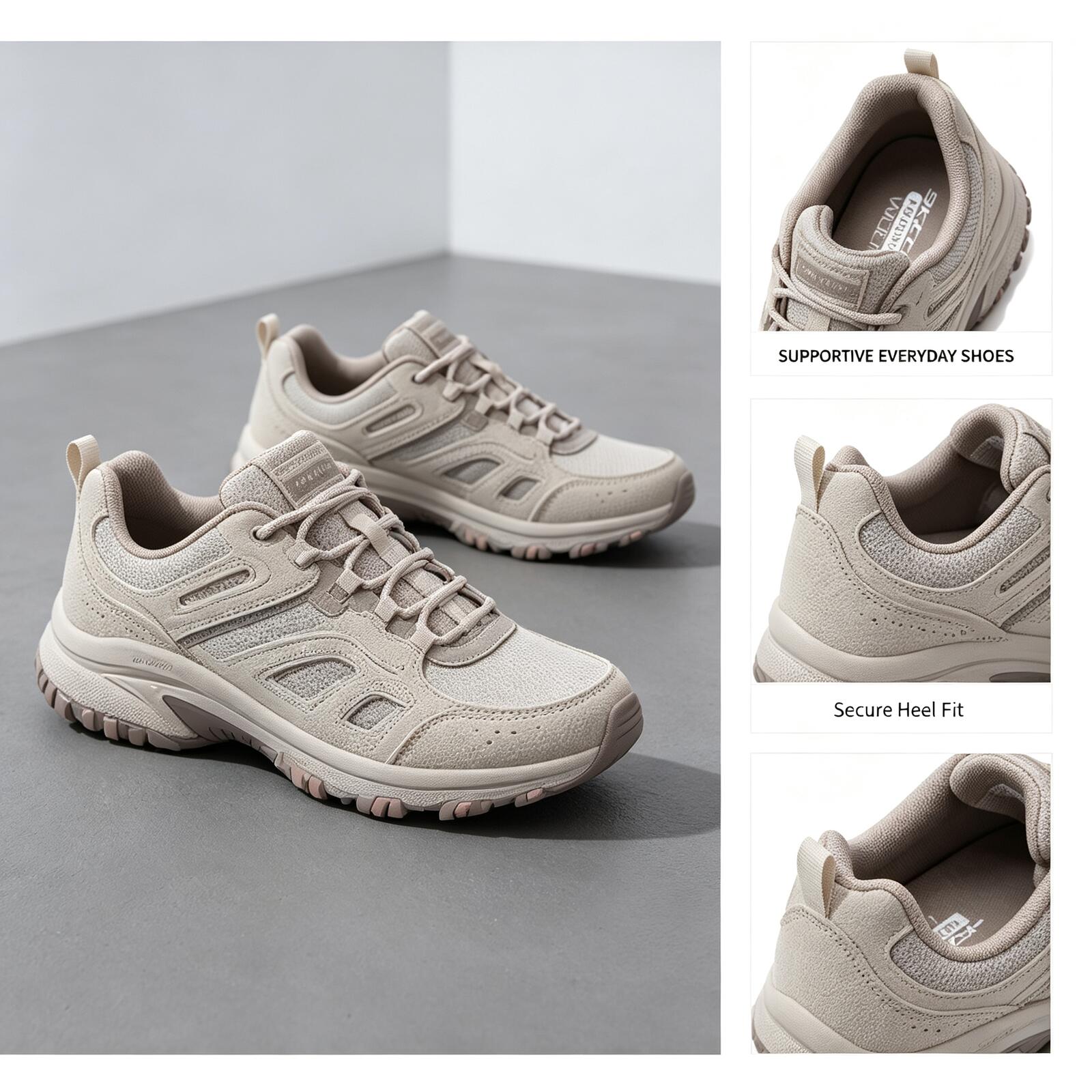 Women Shoes Skechers - SKECHERS Damen-Laufschuhe, atmungsaktives Obermaterial, rutschfeste Laufschuhe,