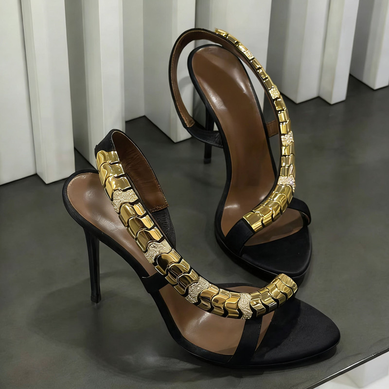 Luxuriöse Glitzer-Sandalen mit – Rhinestone Sandal Women Bewertung und Preis