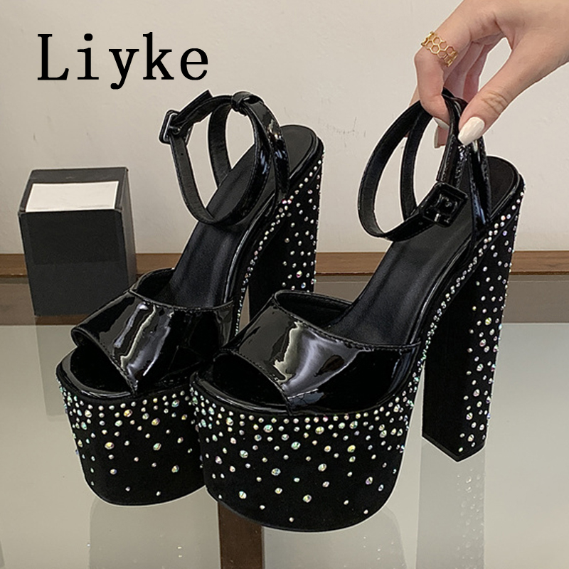 Liyke Modische Kristall-Strass – Rhinestone Sandal Women Bewertung und Preis