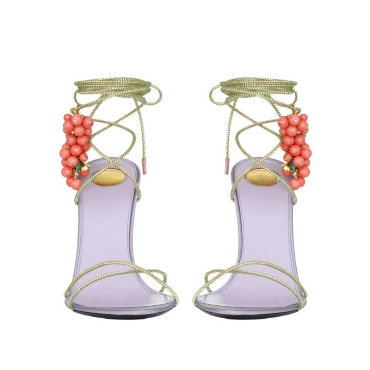 Damen 3D-Frucht-Verzierte Stra – Rhinestone Sandal Women Bewertung und Preis