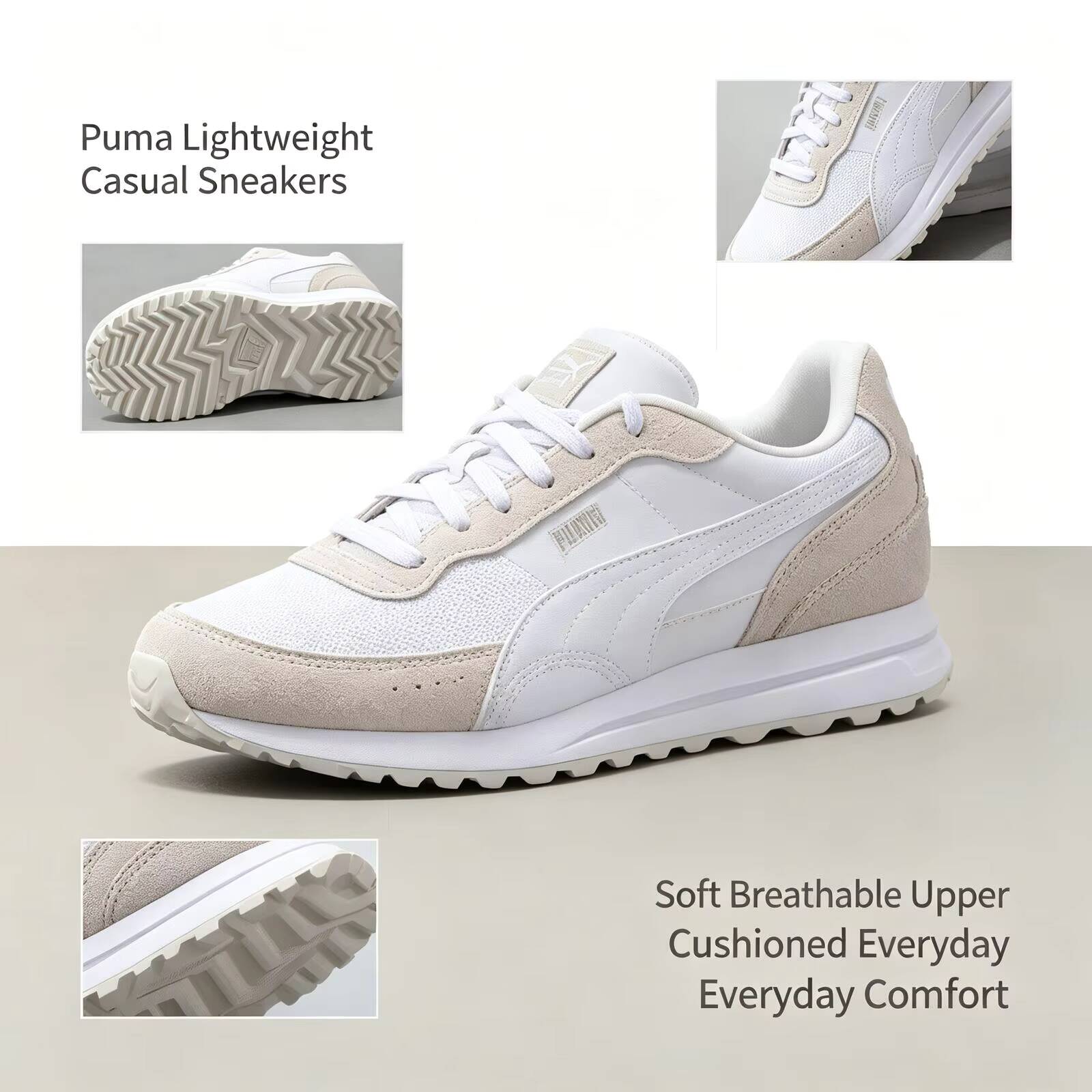 Neue heiße Puma weiße leichte  – Women Shoes Puma Bewertung und Preis
