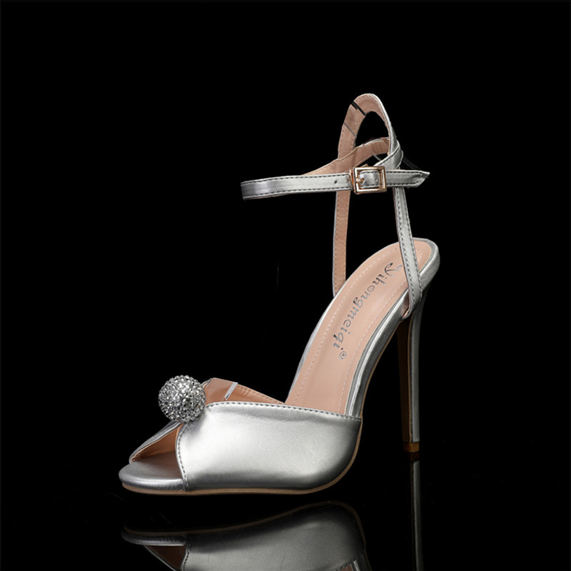 Neue Luxus-Perlen-Strass-Peept – Rhinestone Sandal Women Bewertung und Preis
