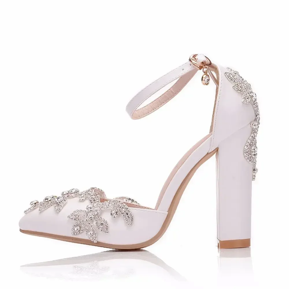 2026 Damenschuhe mit dickem Ab – Rhinestone Sandal Women Bewertung und Preis