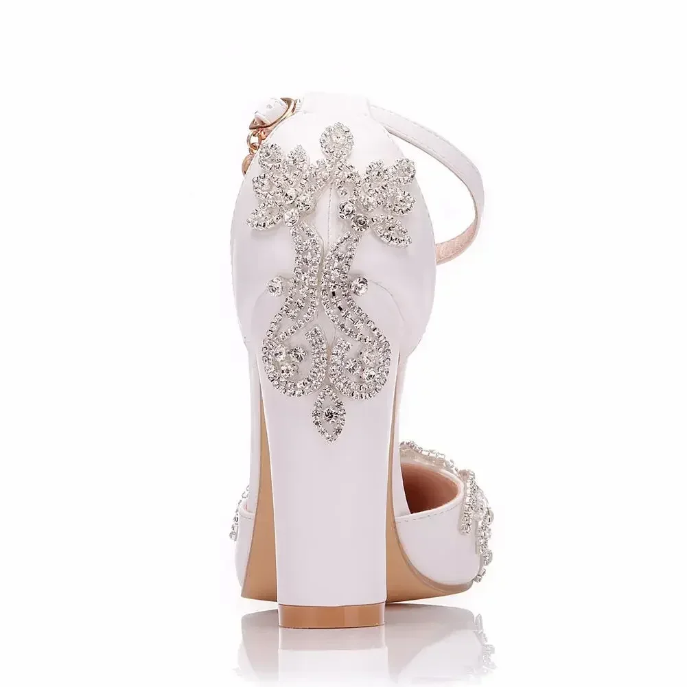 2026 Damenschuhe mit dickem Ab – Rhinestone Sandal Women Bewertung und Preis