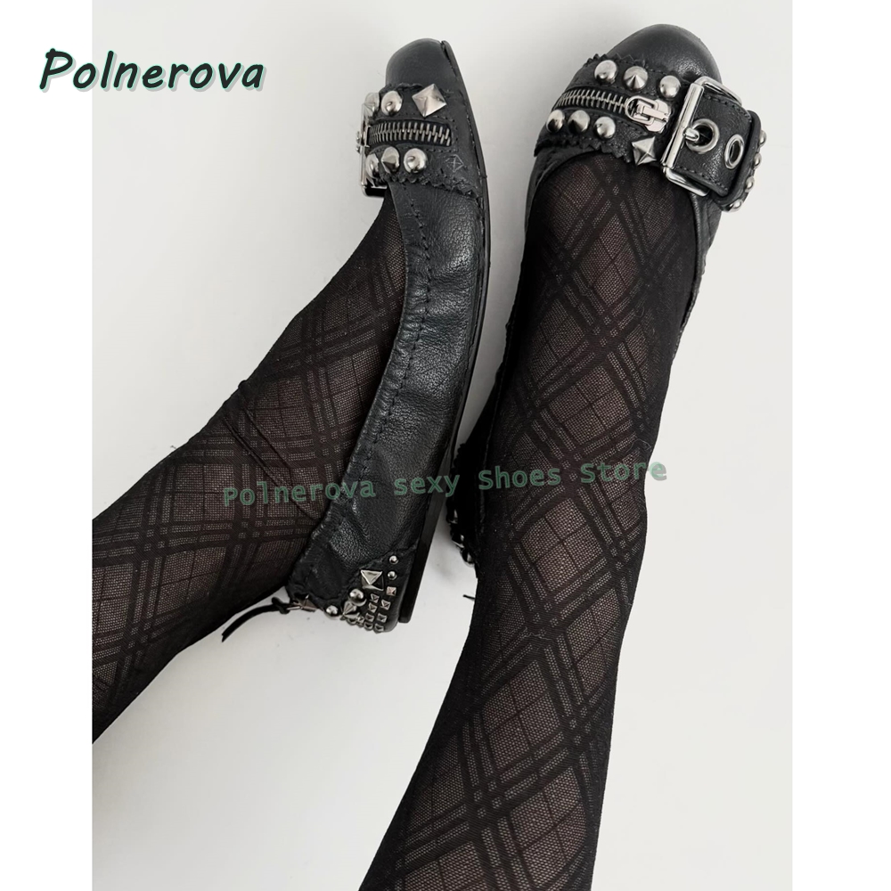 Nieten-Gürtelschnallen Mary Ja – Women'S Shoes Everyday Bewertung und Preis