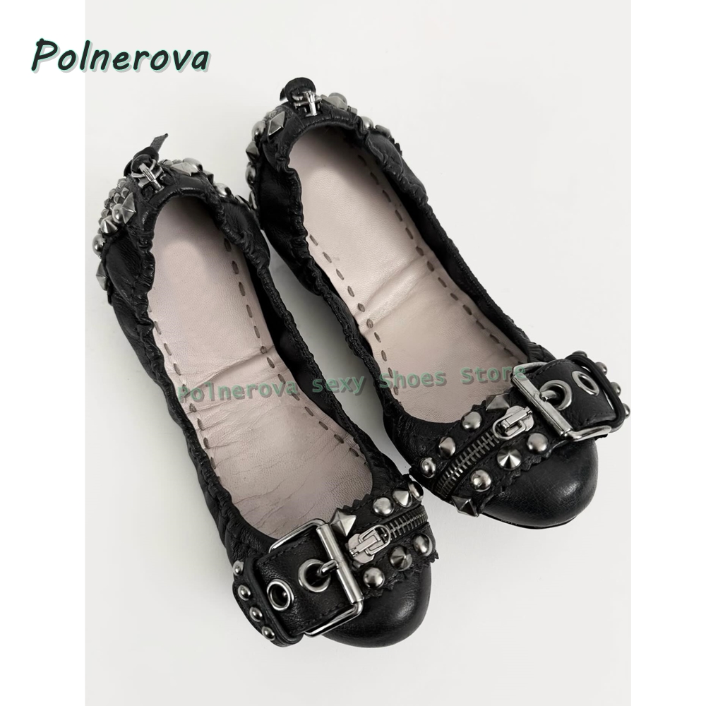 Nieten-Gürtelschnallen Mary Ja – Women'S Shoes Everyday Bewertung und Preis